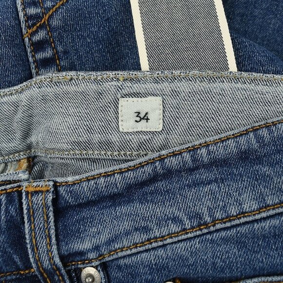 SIVIGLIA Mens Blue Slim Fit Tapered 5-Pocket Cotton Stretch Jeans 34 Italy NWT - Picture 3 of 4